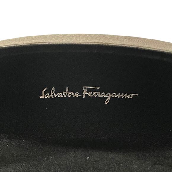 Salvatore Ferragamo 57mm Rectangular Hard Clamshell Case - Picture 4 of 5
